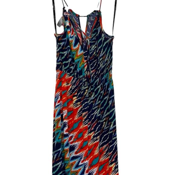 Bisou Bisou Maxi Halter Dress in Multi-Color Print - Picture 4 of 14